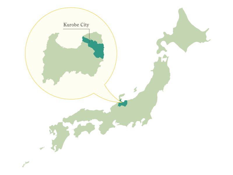 Kurobe City , Toyama
