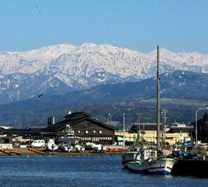 Scenery of Kurobe-shi,Toyama