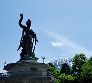 Scenery of Kurobe-shi,Toyama