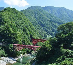 Scenery of Kurobe-shi,Toyama