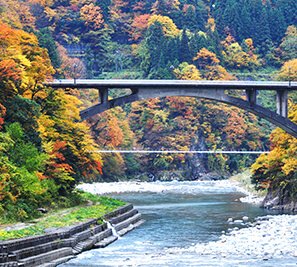 Scenery of Kurobe-shi,Toyama